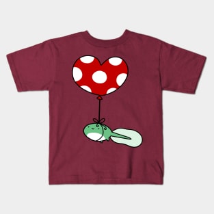 Heart Balloon Tadpole Kids T-Shirt